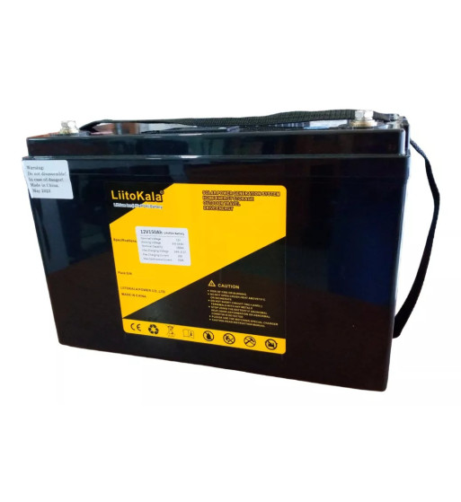 Batería de Litio LiFePO4 12V 150Ah LiitoKala con BMS y Pantalla LCD