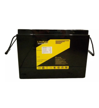 Batería de Litio LiFePO4 24V 100Ah LiitoKala con BMS y Pantalla LCD