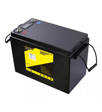 Batería de Litio LiFePO4 24V 100Ah LiitoKala con BMS y Pantalla LCD