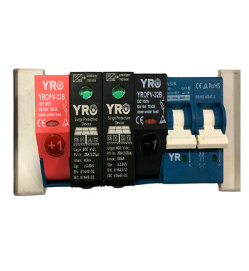 Caja Combinadora Para Panel Solar Con Protección 1IN / 1OUT