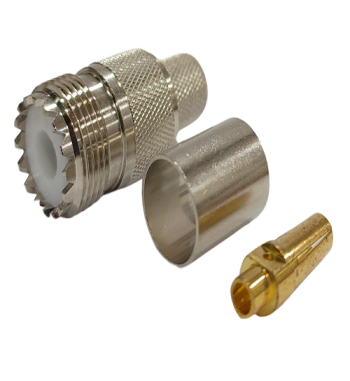 Conector PL258 Para Cable RG8 Crimpeado