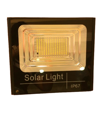 Reflector Led Con Panel Solar 100w