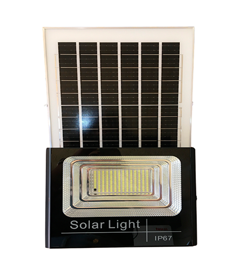 Reflector Led Con Panel Solar 100w
