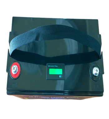 Batería de Litio DeLong 12V 100Ah LiFePO4 con Pantalla LCD Integrada