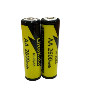 Pila Recargable LiitoKala AA 1.2V 2600mAh NiMH Alta Capacidad
