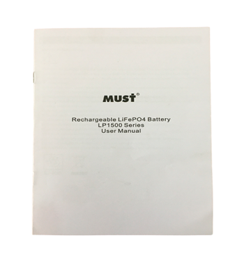 BATERIA DE LITHIUM MUST 24V 200AH