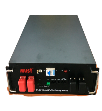 Batería de Litio MUST 48V 100Ah Rack LiFePO4 Telecom / Solar (+6000c)