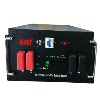 Batería de Litio MUST 48V 100Ah Rack LiFePO4 Telecom / Solar (+6000c)