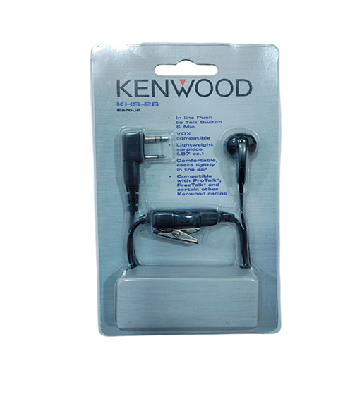 Manos Libres Kenwood KHS-26 Original - Audífono 2 Pines