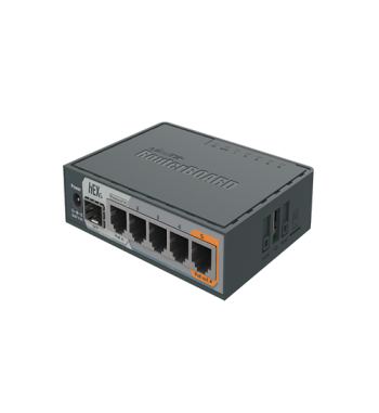 ROUTER MIKROTIK 5 PUERTOS GB DUAL CORE 880MHz 256MB RAM PUERTO SFP0
