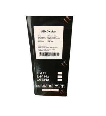 MONITOR 27"  2560X1440 144/165Hz VIEWPOINT