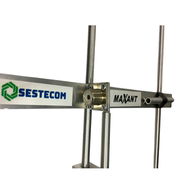 Antena Yagi UHF 3 Elementos 430-450 / 450-470 MHz Compacta