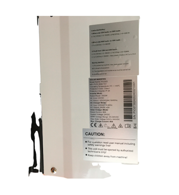 INVERSOR HIBRIDO MUST 3KVA 24V MPPT 110V/220V FASE DIVIDIDA BAJA FRECUENCIA