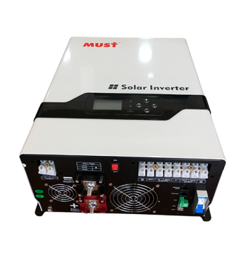 INVERSOR HIBRIDO MUST 3KVA 24V MPPT 110V/220V FASE DIVIDIDA BAJA FRECUENCIA