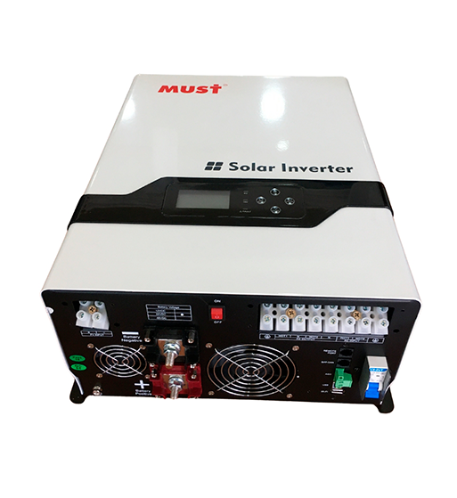 INVERSOR HIBRIDO MUST 3KVA 24V MPPT 110V/220V FASE DIVIDIDA BAJA FRECUENCIA