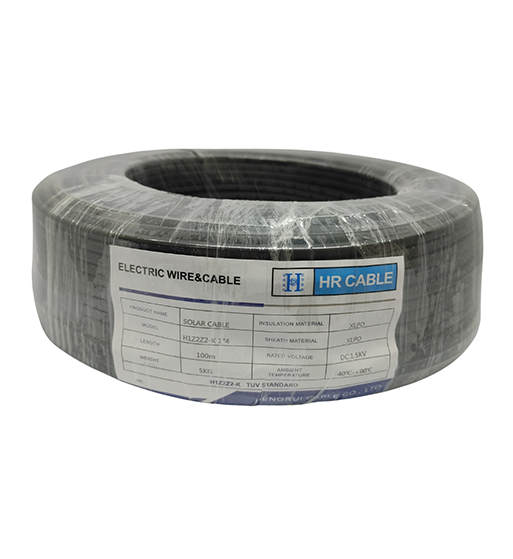 CABLE SOLAR PARA PANEL 4MM NEGRO CB-PV4N-MT