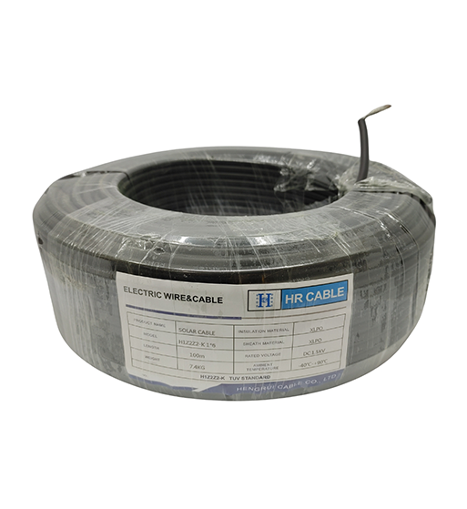 CABLE SOLAR PARA PANEL 6MM NEGRO CB-PV6N-MT