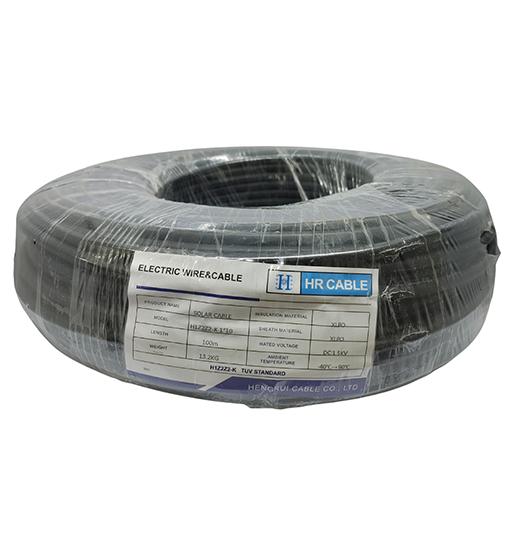CABLE SOLAR PARA PANEL 10MM NEGRO CB-PV10N-MT