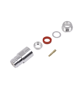 CONECTOR N HEMBRA RG8 DE ANILLO PLEGABLE  RFN-10241