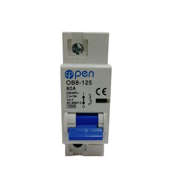 TERMOMAGNETICO 80A DZ47-63C80