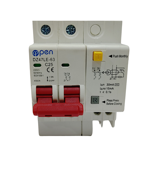DISYUNTOR DIFERENCIAL DE 25A  DZ47LE-25