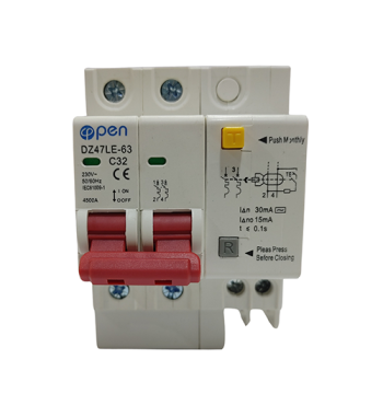 DISYUNTOR DIFERENCIAL DE 32A  DZ47LE-32