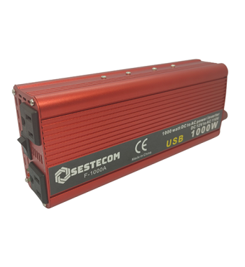 INVERSOR DE 1000W 12V 110V SESTECOM ONDA MODIFICADA F-1000A