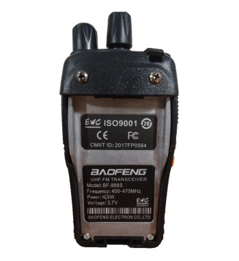 Radio Baofeng BF-888S UHF 5W 16 Canales | Kit Completo