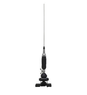 ANTENA DE LUJO PARA CARRO 5/8 UHF CON BASE Y LATIGO AT-58UHF