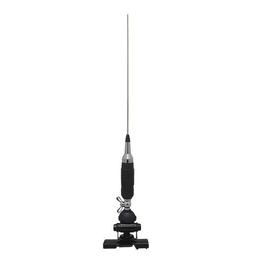 ANTENA DE LUJO PARA CARRO 5/8 UHF CON BASE Y LATIGO AT-58UHF