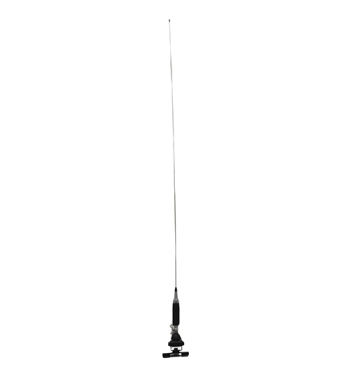 ANTENA DE LUJO PARA CARRO 5/8 UHF CON BASE Y LATIGO AT-58UHF