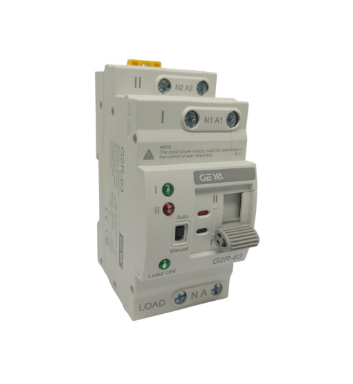 TRANSFER AUTOMATICO GEYA ATS 110V 63A 2 POLOS ATS-G2R-63
