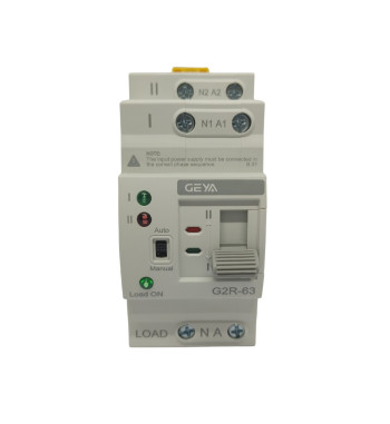 TRANSFER AUTOMATICO GEYA ATS 110V 63A 2 POLOS ATS-G2R-63