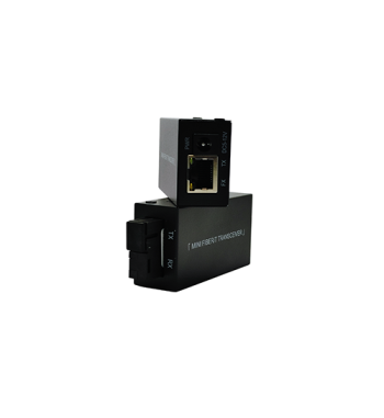 PAR CONVERTIDOR TRANSCEIVER FIBRA OPTICA SFP A RJ45 1GB 20Km HTB-GS-03