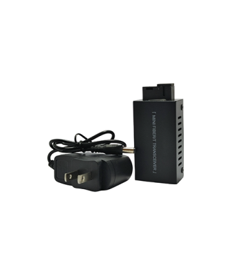 PAR CONVERTIDOR TRANSCEIVER FIBRA OPTICA SFP A RJ45 1GB 20Km HTB-GS-03