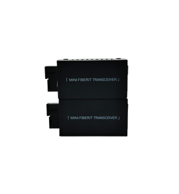 PAR CONVERTIDOR TRANSCEIVER FIBRA OPTICA SFP A RJ45 1GB 20Km HTB-GS-03