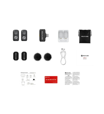 MICROFONO INALAMBRICO LAVALIER DUAL USB-C LARK-A1