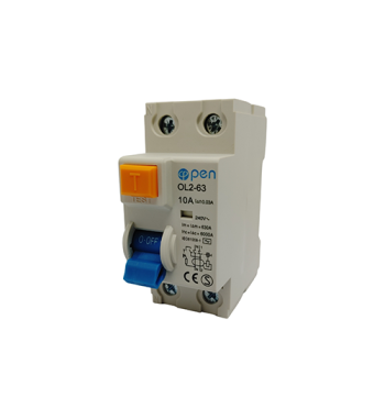 DISYUNTOR ELECTROMAGNETICO DIFERENCIAL DE 10A RCCB-OL2-63-2P-10A