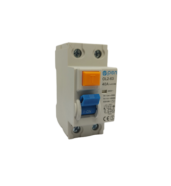 DISYUNTOR ELECTROMAGNETICO DIFERENCIAL DE 40A  RCCB-OL2-63-2P-40A