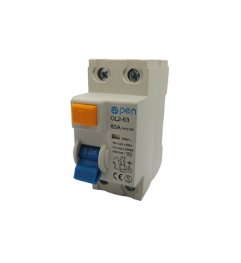 DISYUNTOR ELECTROMAGNETICO DIFERENCIAL DE 63A  RCCB-OL2-63-2P-63A