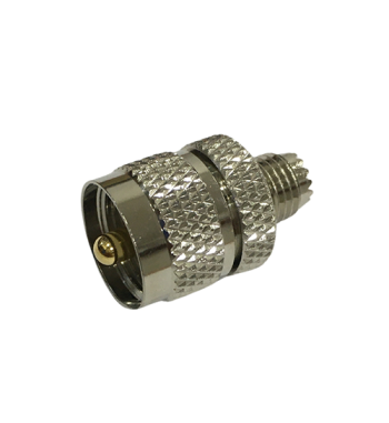 ADAPTADOR PL259 MACHO A MINI UHF HEMBRA