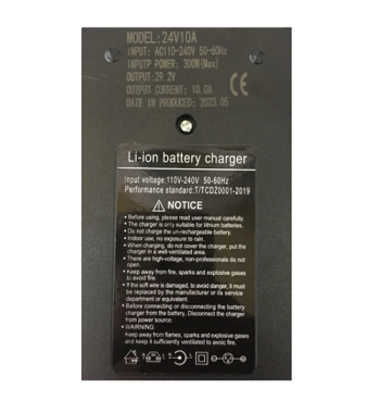 CARGADOR BATERIA LITHIUM 24V 10A