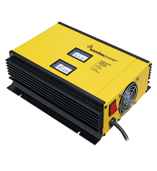 CARGADOR AUTOMATICO SAMLEX 12V 50AMP
