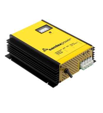 CARGADOR AUTOMATICO SAMLEX 24V 15AMP