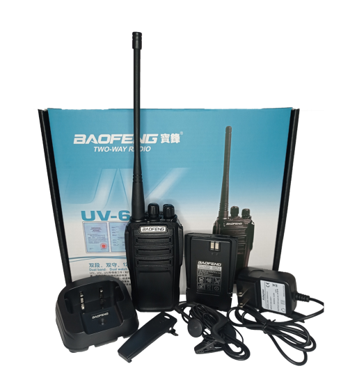 Radio Baofeng UV-6 Doble Banda VHF/UHF 5W - Walkie Talkie