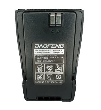 Radio Baofeng UV-6 Doble Banda VHF/UHF 5W - Walkie Talkie